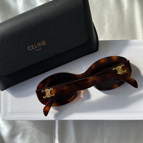 CELINE Triomphe Oval Sunglasses (Brand New) - Picture 5 of 6